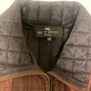 Brown Etro brown jacket with belt